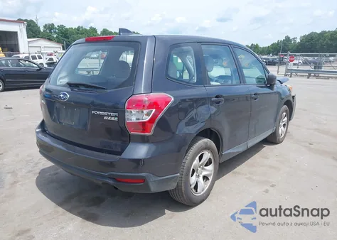 2016 Subaru Forester 2.5I from USA, damaged, VIN JF2SJAAC8GH484890